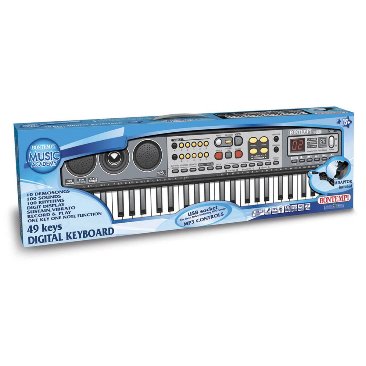 Bontempi Clavier numérique 49 touches