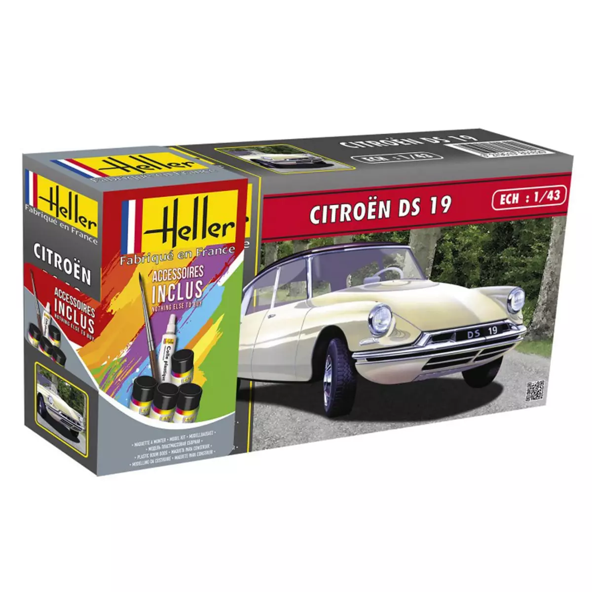 Heller Maquette voiture : Kit : Citroën DS 19