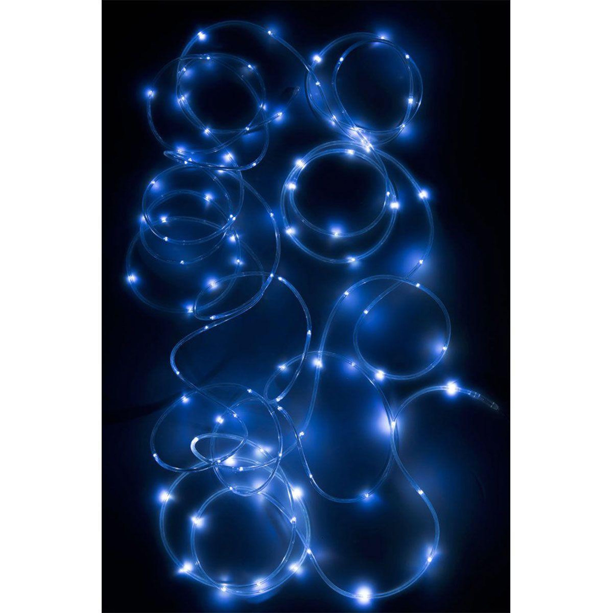 Voir la diapositive 3 : J-LINE Guirlande lumineuse déco  garla  18cm blanc