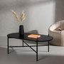 Voir la diapositive 5 : Paris Prix Table Basse Design  Pueblo  120cm Noir