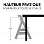 Voir la diapositive 7 : HAUCK Chaise haute Alpha+B Gris + Coussin réducteur de chaise haute en bois Alpha Cosy Comfort Stretch Gris