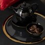 Voir la diapositive 2 : Paris Prix Théière avec Tasse & Sous-Tasse  Ilene  19cm Noir