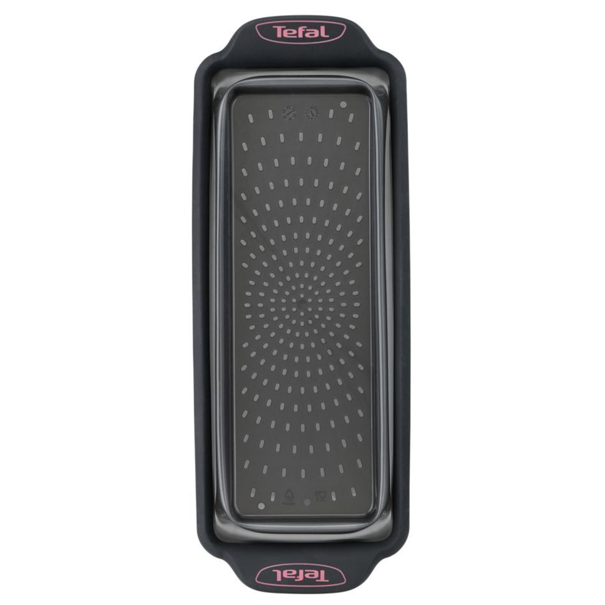 TEFAL Moule à cake rétractable 24 cm CRISPYBAKE silicone