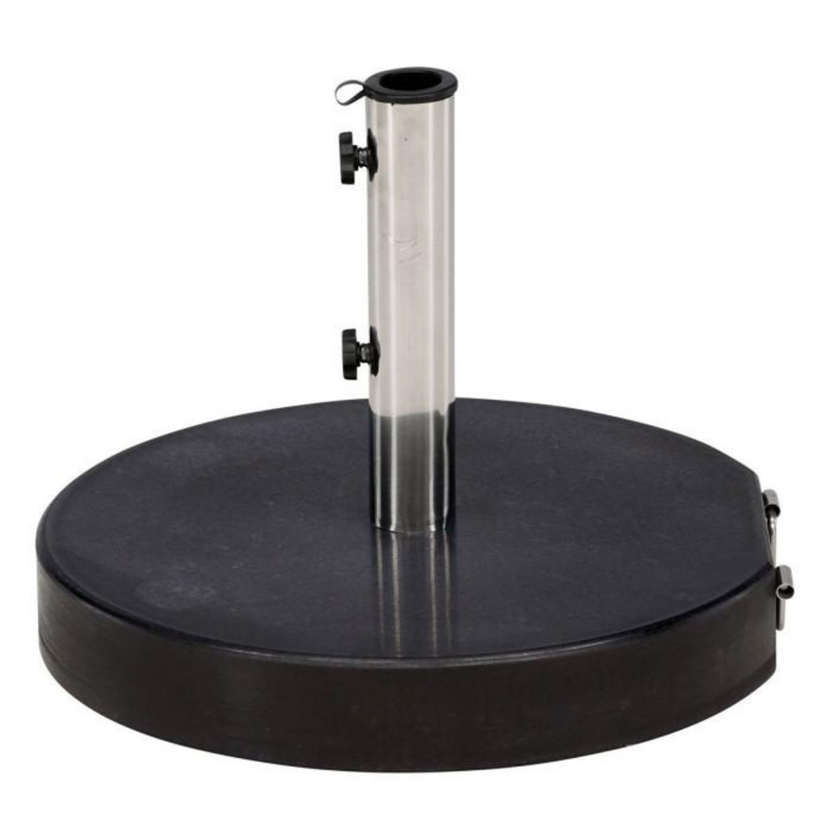 Paris Prix Pied de Parasol Rond en Granite  Stathera  50cm Gris