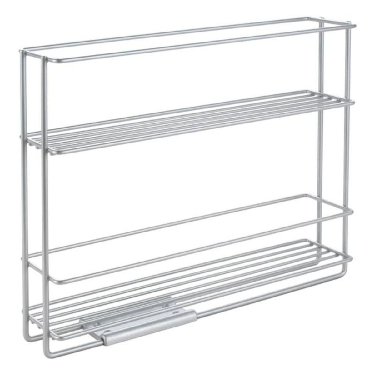 Metaltex Metaltex Étagère à épices coulissante à 2 niveaux In&Out