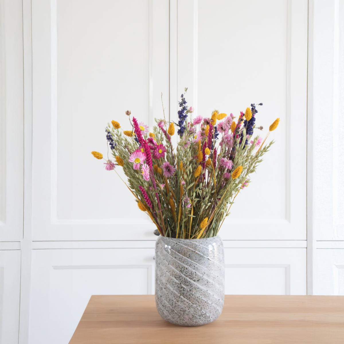 PLANT IN A BOX Fleurs séchées - Bouquet 'Trendy Vibrant'