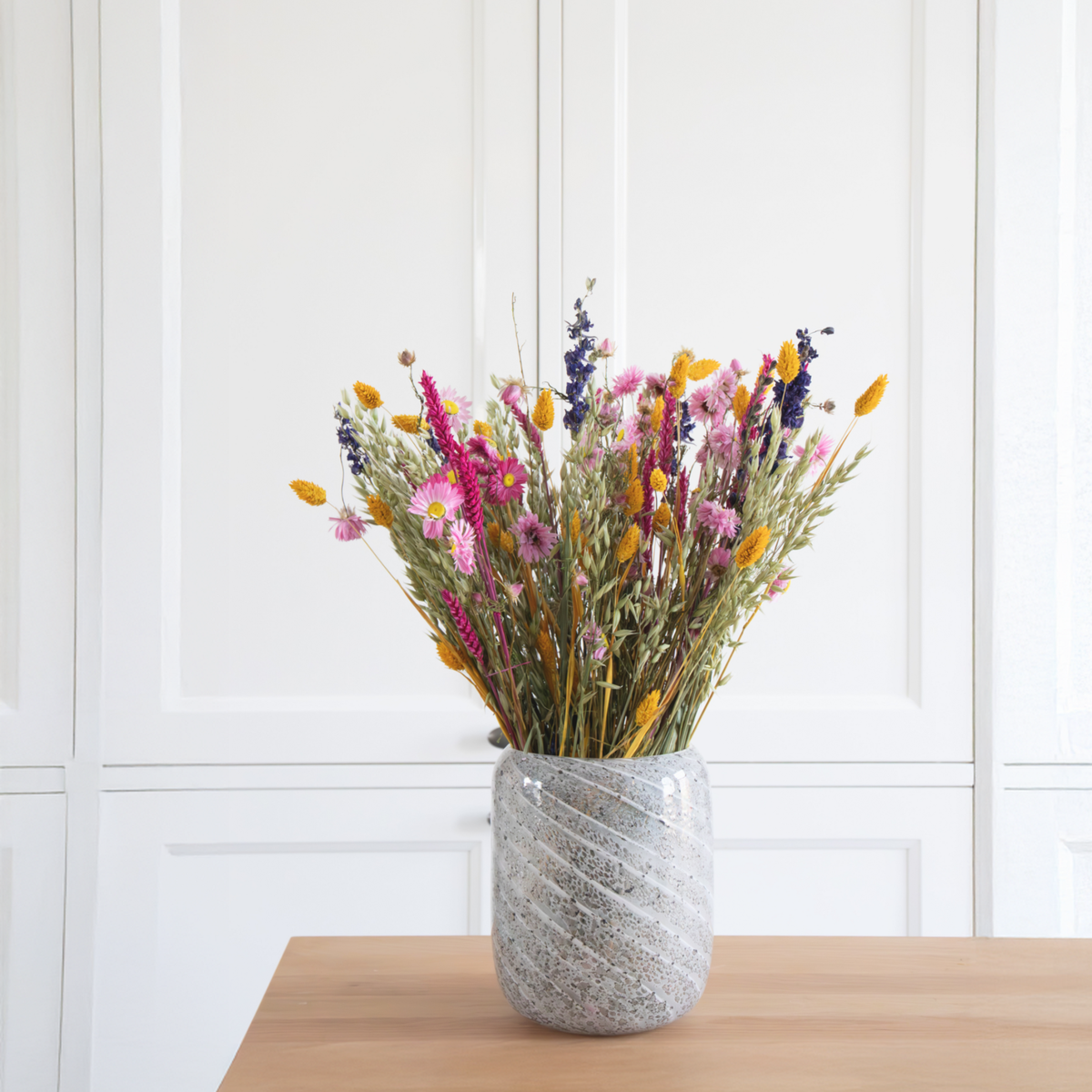 PLANT IN A BOX Fleurs séchées - Bouquet 'Trendy Vibrant'