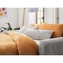 Voir la diapositive 5 : LISA DESIGN Owen - canapé 3 places convertible express couchage quotidien 140 cm matelas 12 cm en velours côtelé