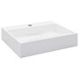 Voir la diapositive 2 : VIDAXL Lavabo 50x38x13 cm Fonte minerale/marbre Blanc