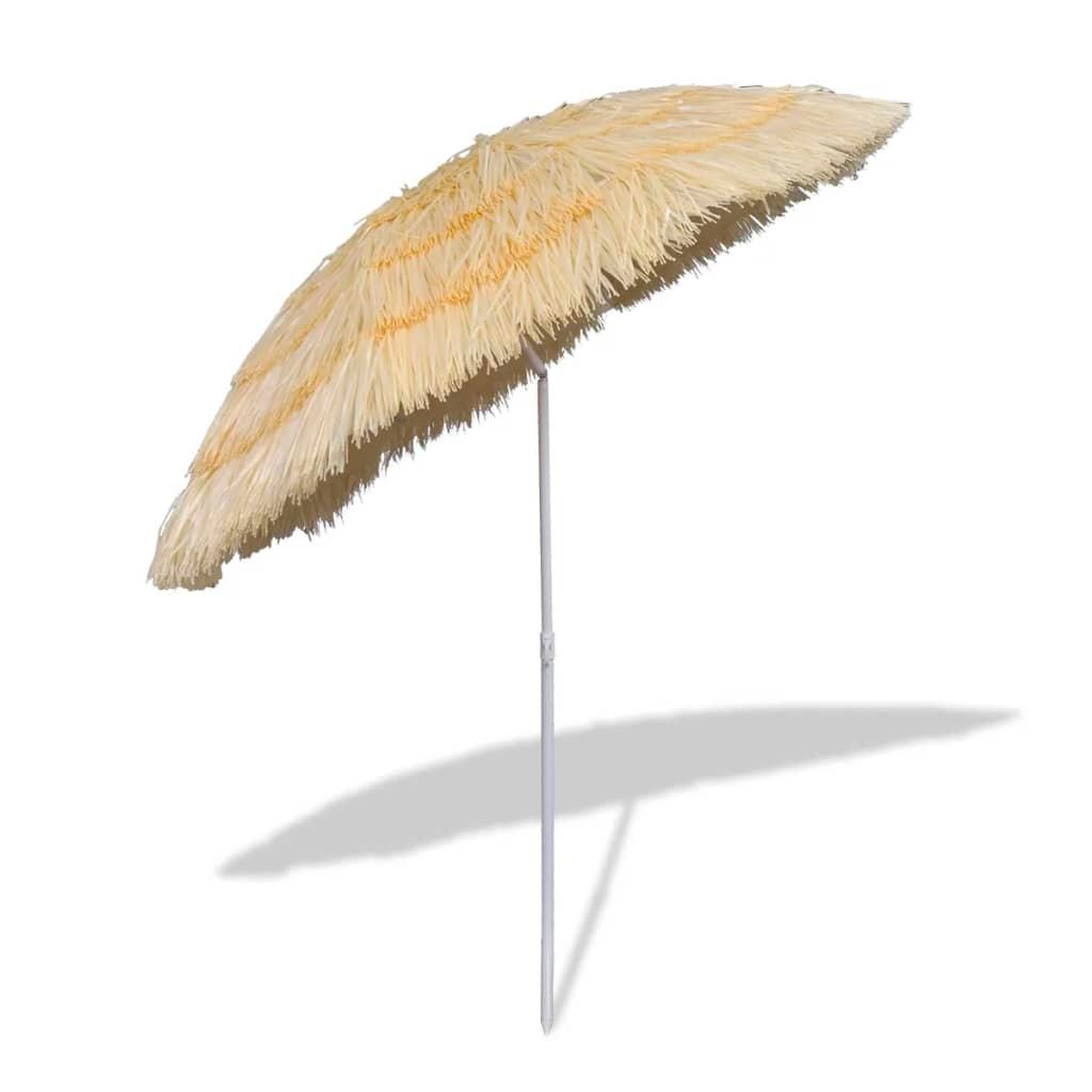 Voir la diapositive 4 : VIDAXL Parasol de plage inclinable style hawaii