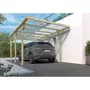 Forest Style Carport toit plat - Bois traité autoclave - 15,6 m² - JEAN