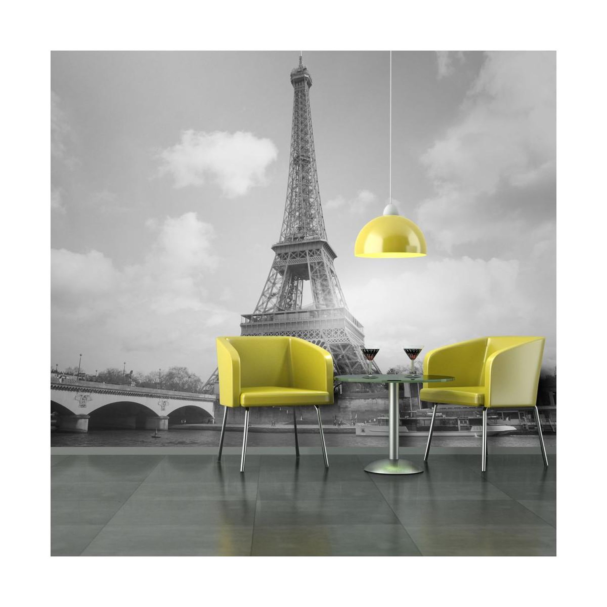 Voir la diapositive 1 : Paris Prix Papier peint  seine & tour eiffel