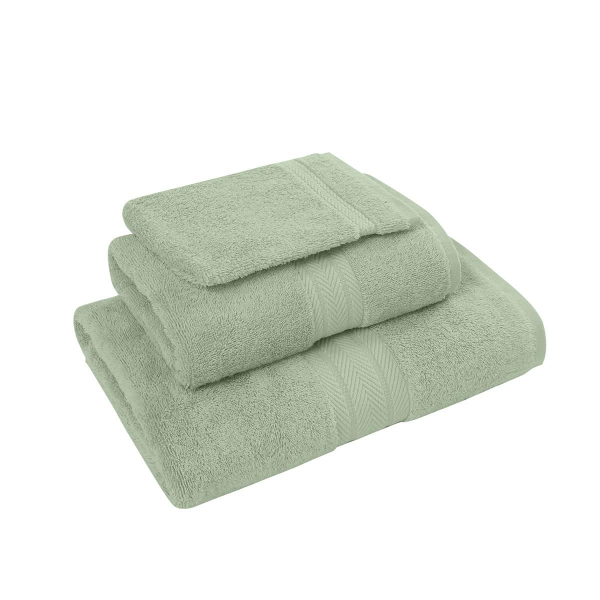 Sensei Maison Ensemble de bain 3 pièces (1 drap de bain + 1 serviette de toilette + 1 gant) LUXURY