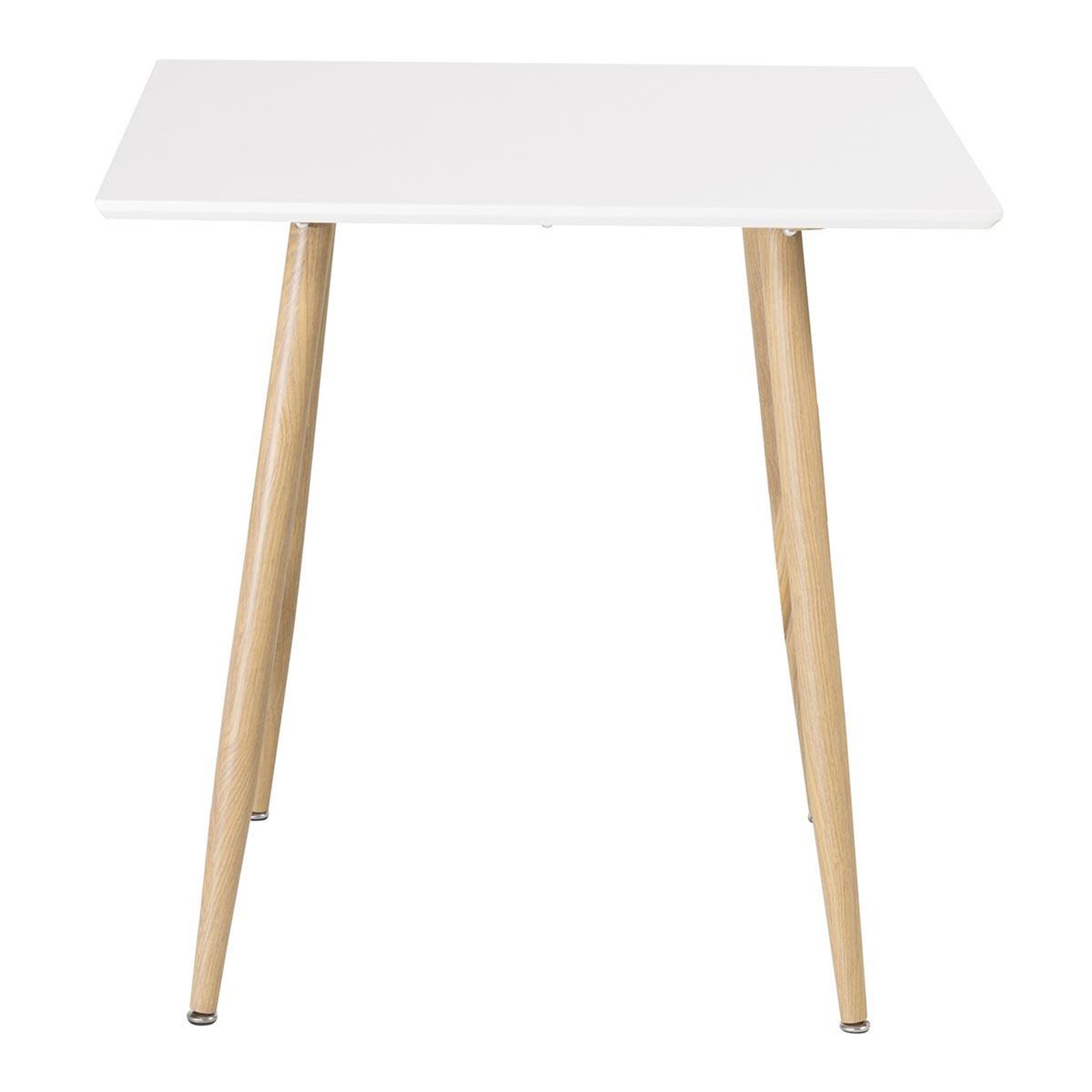Paris Prix Table à manger  polar  75cm blanc & naturel