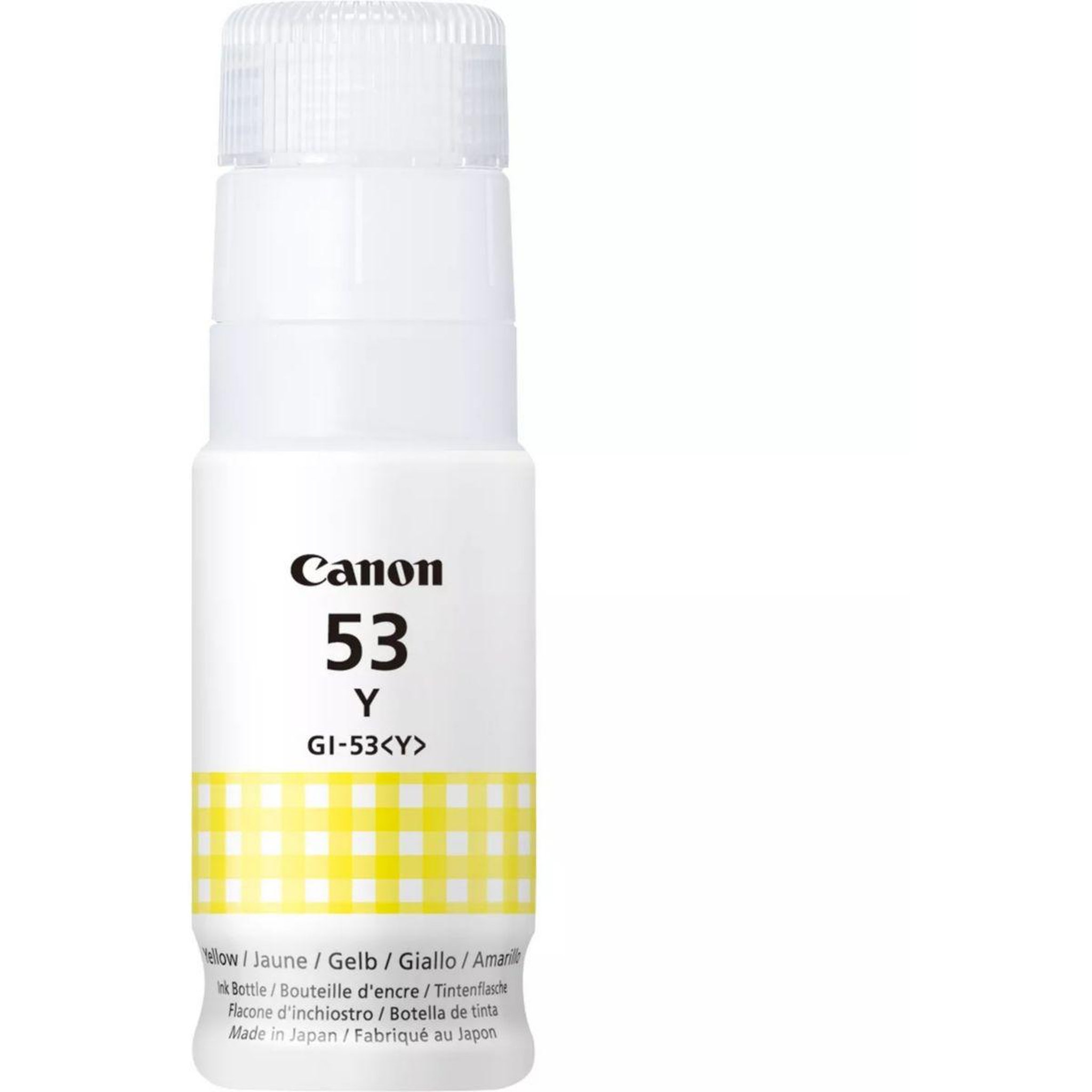 Voir la diapositive 2 : Canon Cartouche d'encre bouteille d'encre gi-53 jaune (yellow) - 4672c001