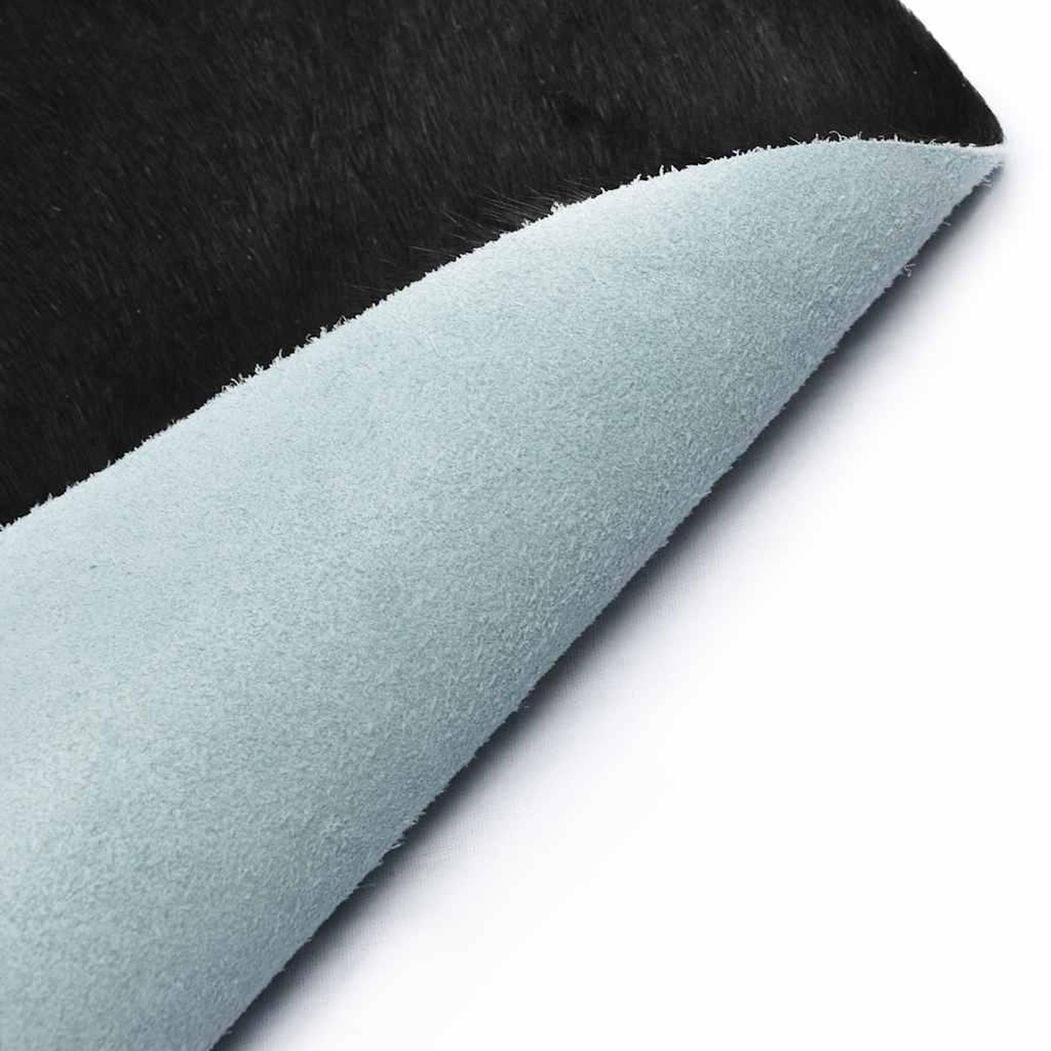 Voir la diapositive 4 : VIDAXL Tapis en peau de vache veritable noir et blanc 180x220 cm