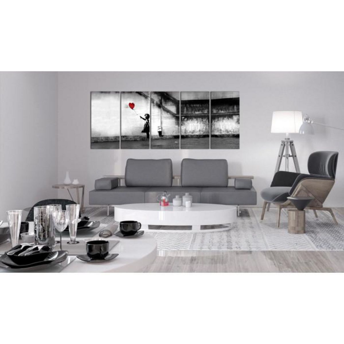 Paris Prix Tableau Imprimé  Banksy - Runaway Balloon