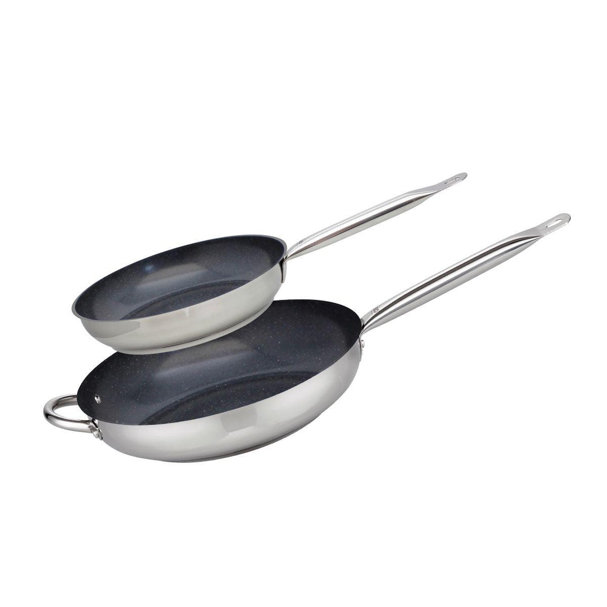 ELO Set de 2 poêles 24 et 32 cm céramique sans pfas profi therm platinum elo