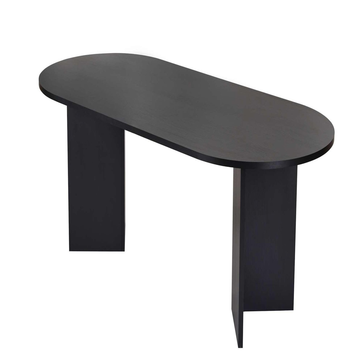 Habitat et Jardin Table à manger en bois  Sabella  200 x 90 x 75 cm - Bois Noir
