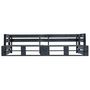 Voir la diapositive 2 : VIDAXL Canape palette a 2 places de jardin noir bois