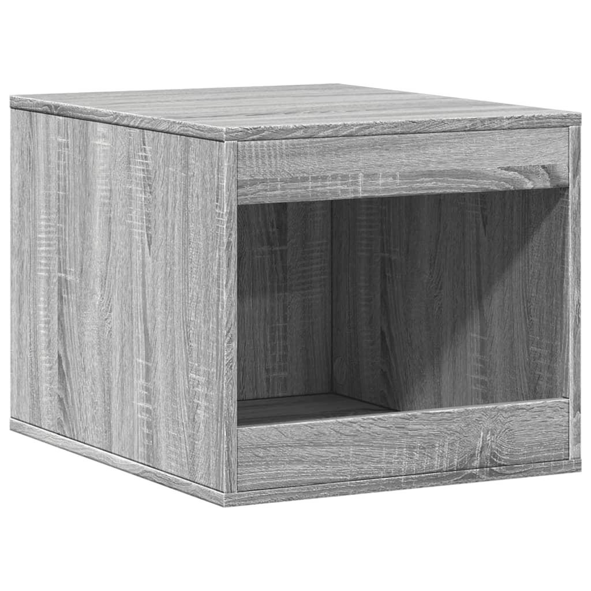 Voir la diapositive 2 : VIDAXL Meuble de bac a litiere pour chat sonoma gris bois d'ingenierie
