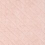 Voir la diapositive 3 : Paris Prix Plaid Déco  Embossé  140x200cm Rose