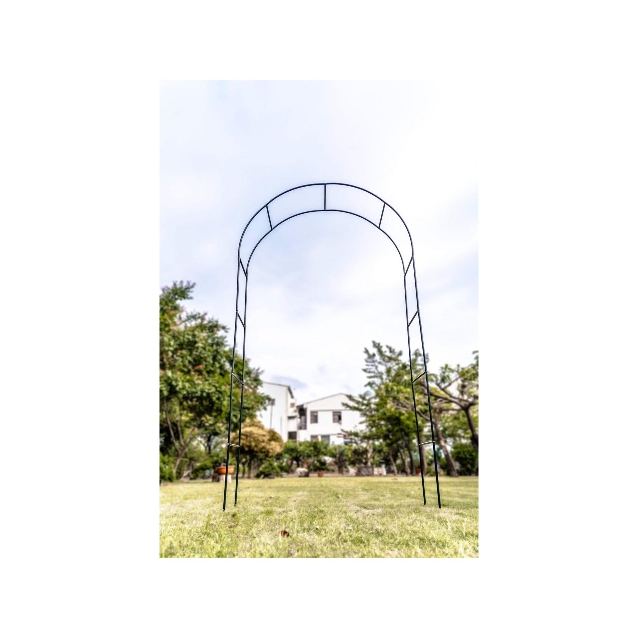 Voir la diapositive 3 : SUAN Support arceau pour plante - Suan - Accompagnement à la pousse - Dimensions : 137 x 38 x 243 cm