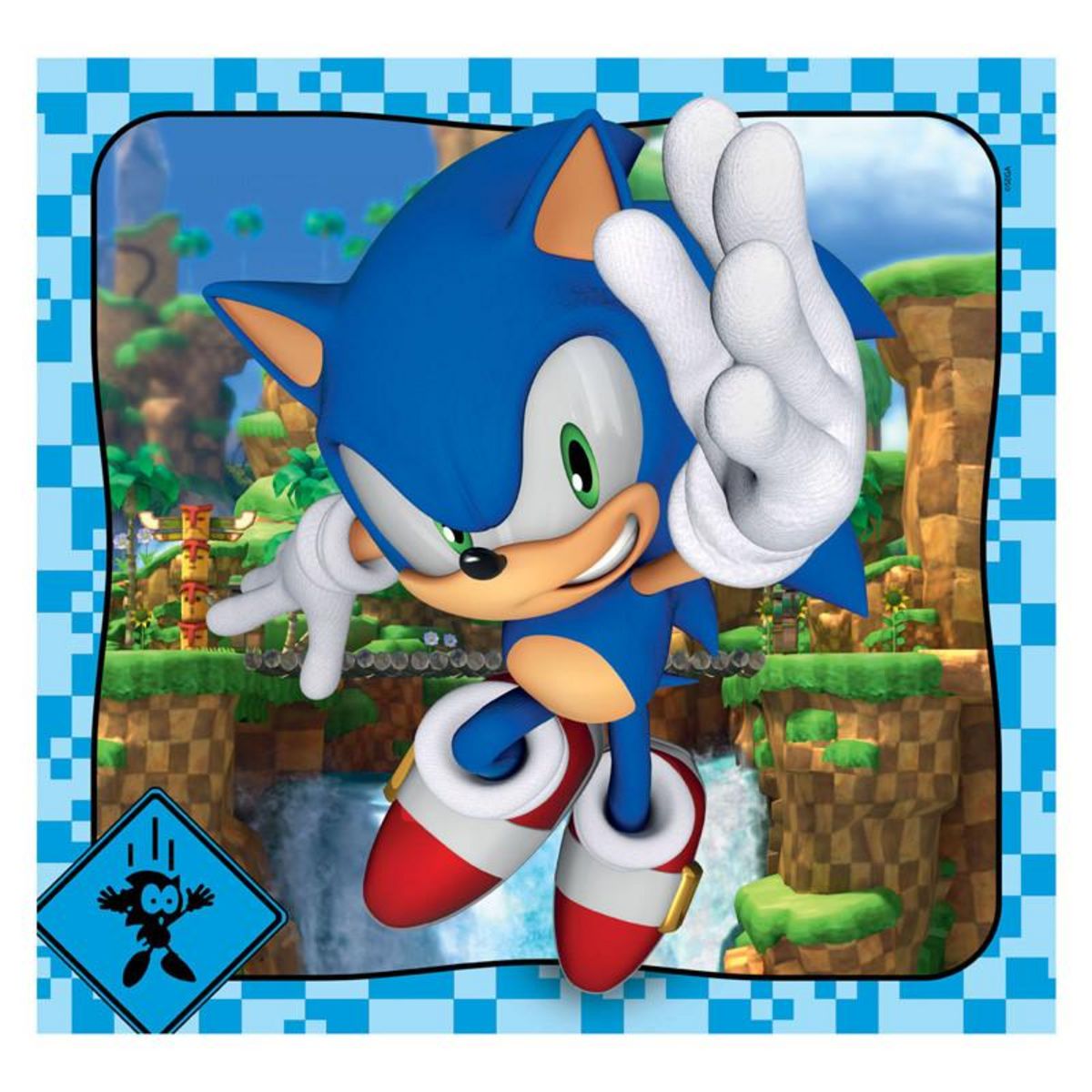 CLEMENTONI Clementoni Jigsaw Puzzle Super Color Square Sonic, 3x48pcs. 25320