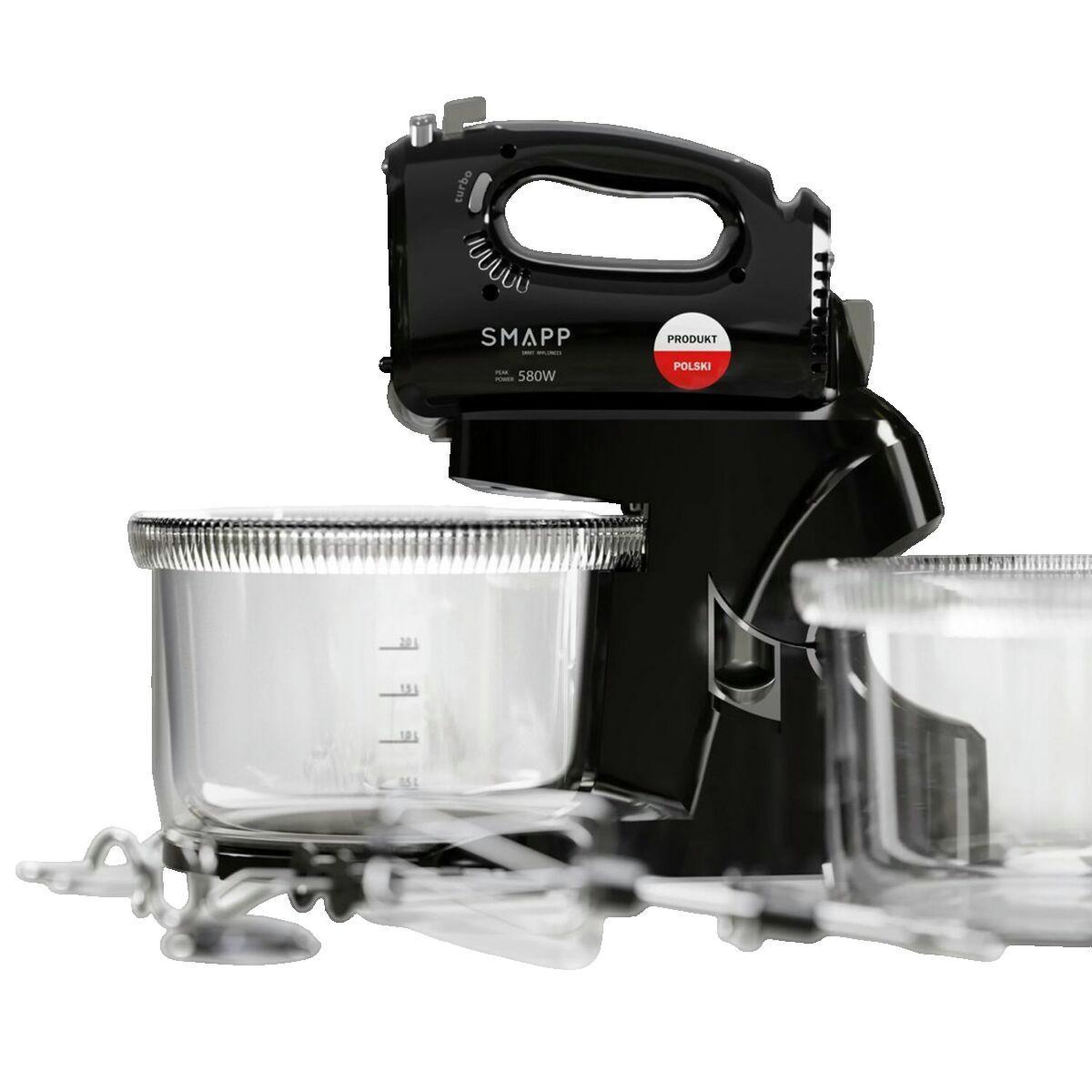SMEG Batteur SMAPP 451.88 Noir