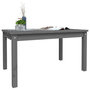 Voir la diapositive 4 : VIDAXL Table de jardin gris 82,5x50,5x45 cm bois massif de pin