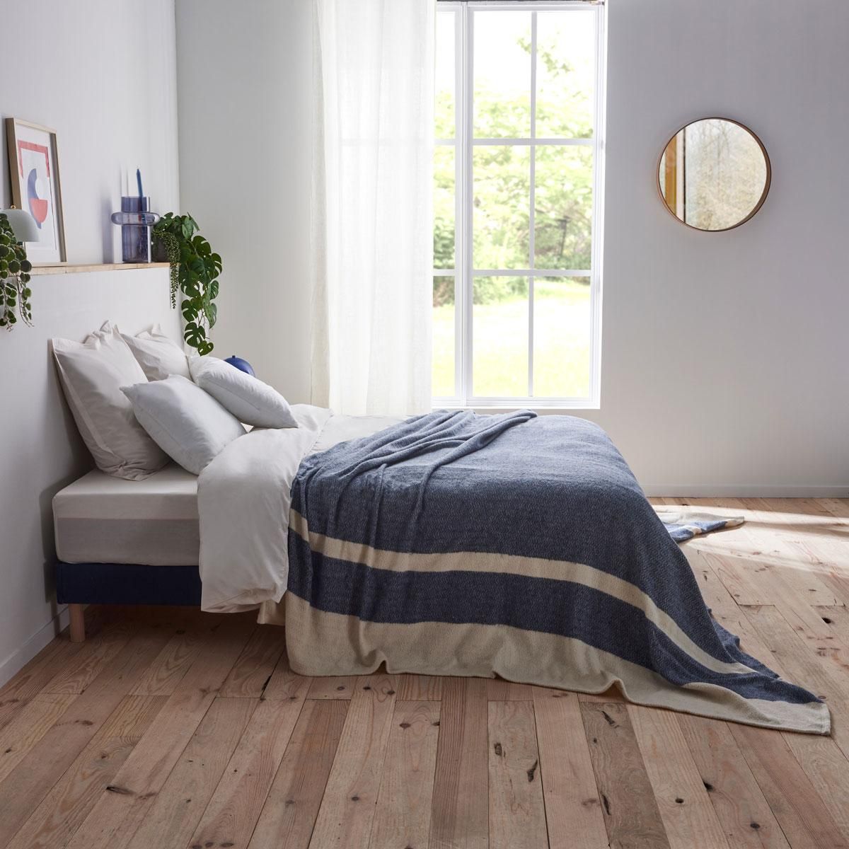 DODO Couverture Lima Bleu prusse