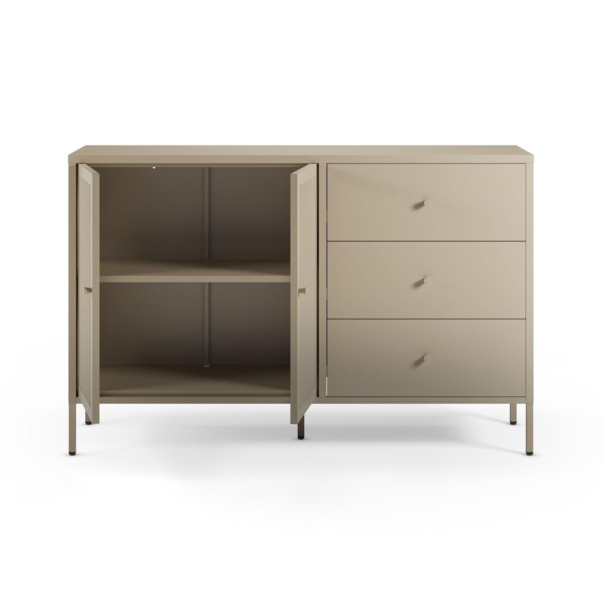Rendez vous déco Buffet en metal beige-Latem