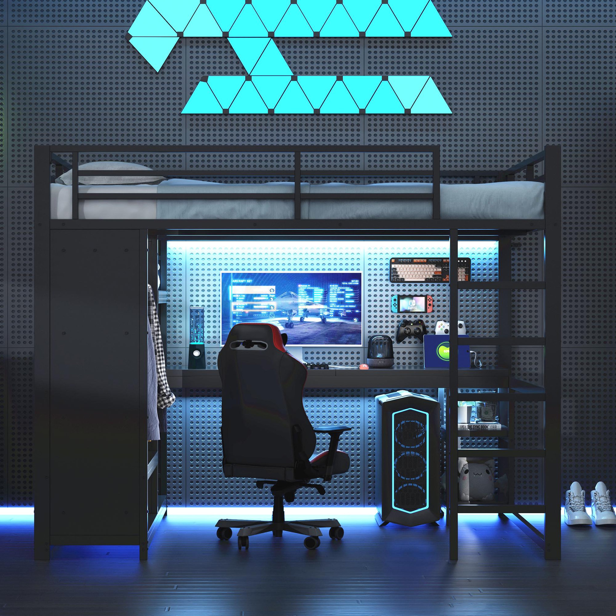 Voir la diapositive 4 : MERAX Lit mezzanine