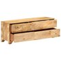 Voir la diapositive 4 : VIDAXL Meuble TV Bois de manguier solide 110x30x40 cm