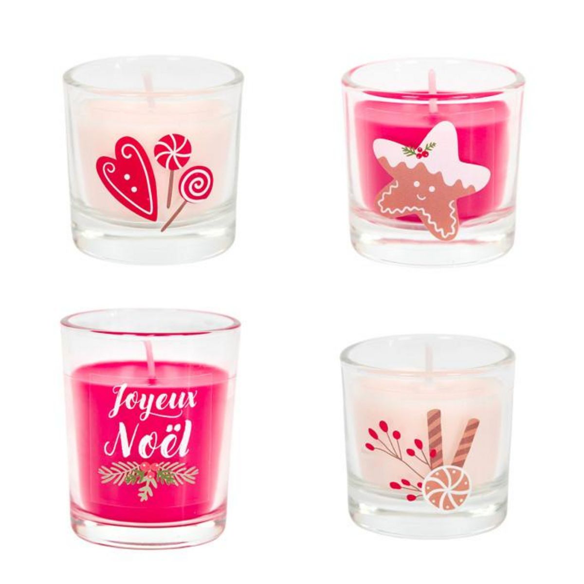 Paris Prix Calendrier de l'Avent 24 Bougies Parfumées  Ginger  30cm Marron