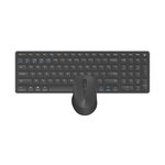 RAPOO Ensemble clavier et souris Rapoo 9700M sans fil noir