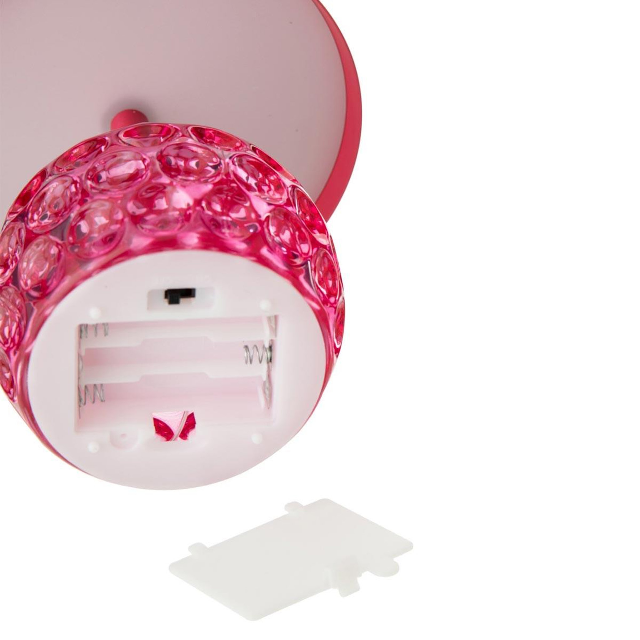 Voir la diapositive 3 : J-LINE Lampe à poser led champignon  fungo  15cm rose