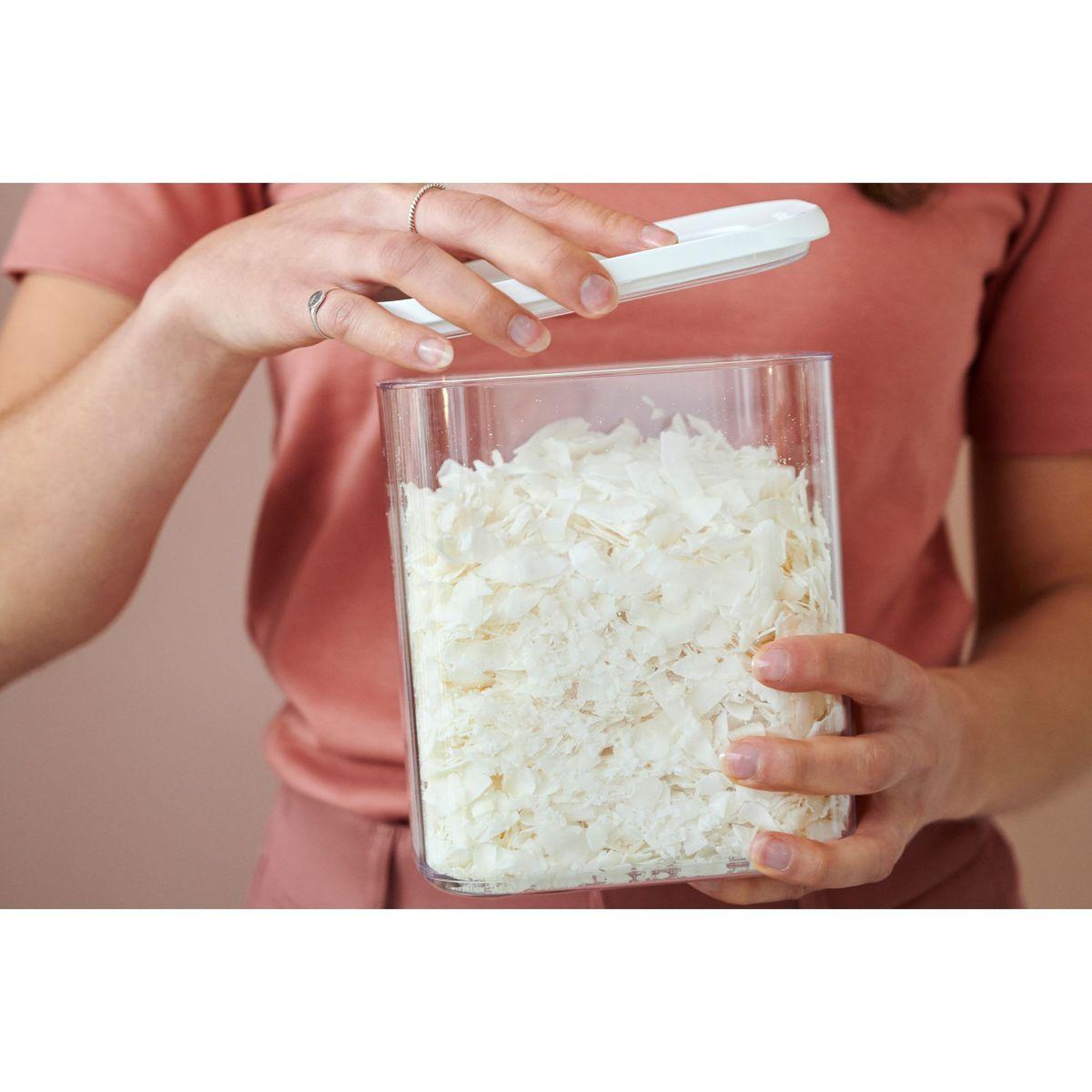 Voir la diapositive 5 : MEPAL Boîte alimentaire de rangement Modula 2000ml blanc