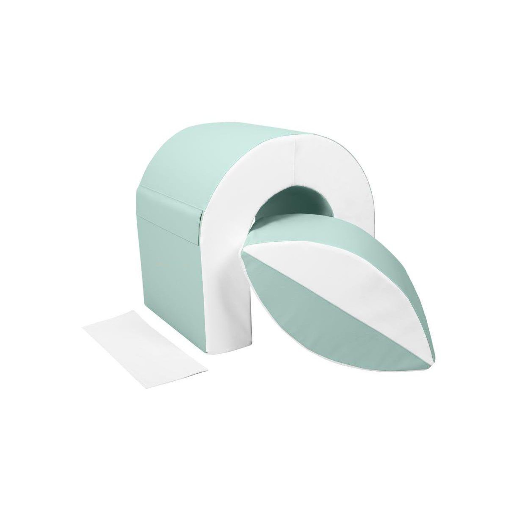 VELINDA Set de 2 blocs en mousse menthe