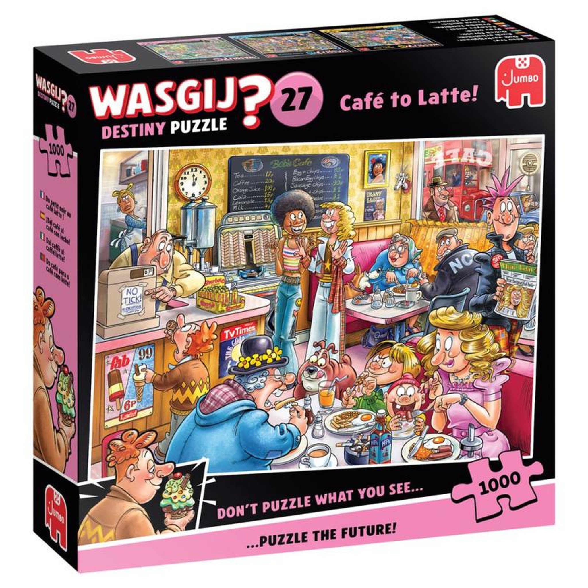 Jumbo Puzzle 1000 pièces Jumbo Wasgij Destiny 27 Le Café