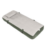 SOBUY Lit Gonflable Chaise Longue Vert Foncé 191x76x22cm OGS32-II-GR-P01