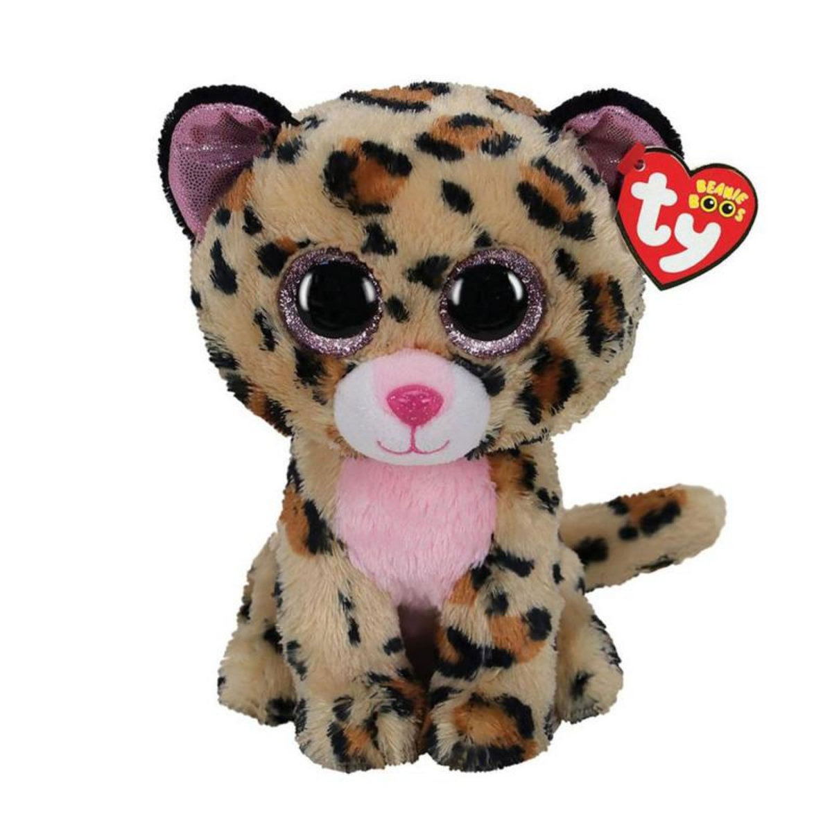 TY - Beanie Boo's Ty Beanie Buddy Livvie Leopard, 24cm 2007526
