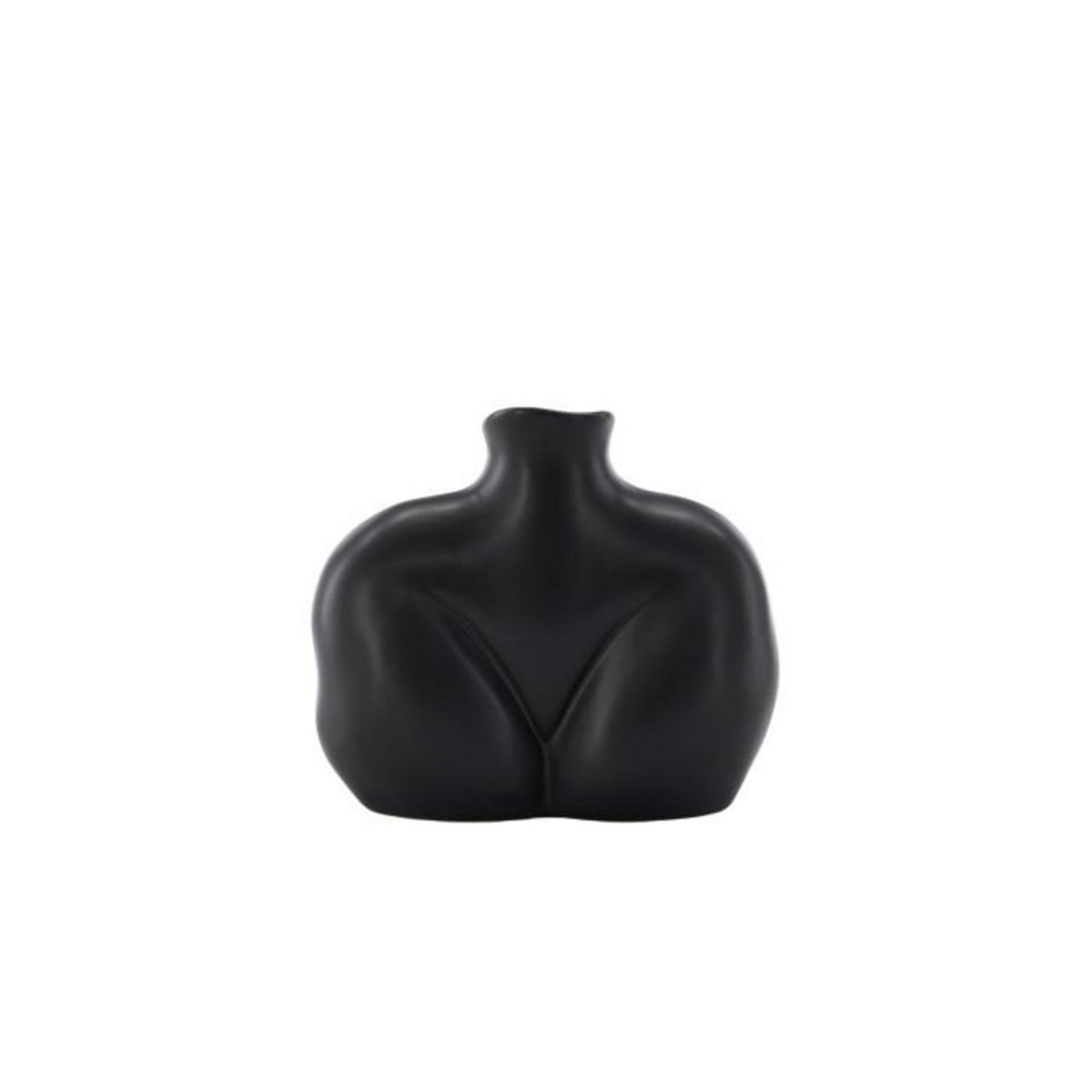 Paris Prix Vase Corps Féminin en Céramique  Harvey  17cm Noir
