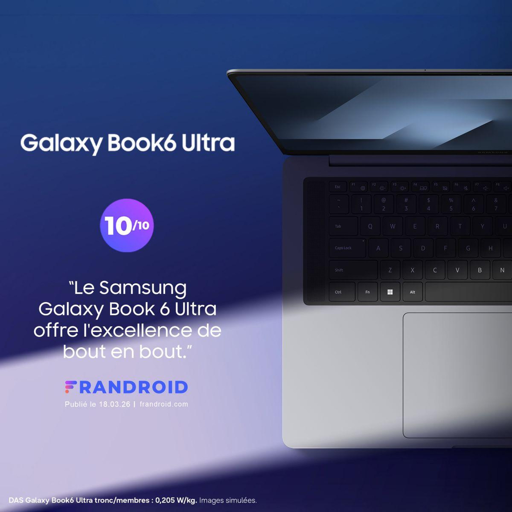 Voir la diapositive 3 : Samsung Ordinateur portable gb6 ultra 16  tactile amoled intel core ultra 7 356h 32 go ram lpddr5x ssd 1 to