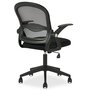 Voir la diapositive 4 : IDIMEX Chaise de bureau ergonomique EREN réglable en tissu mesh