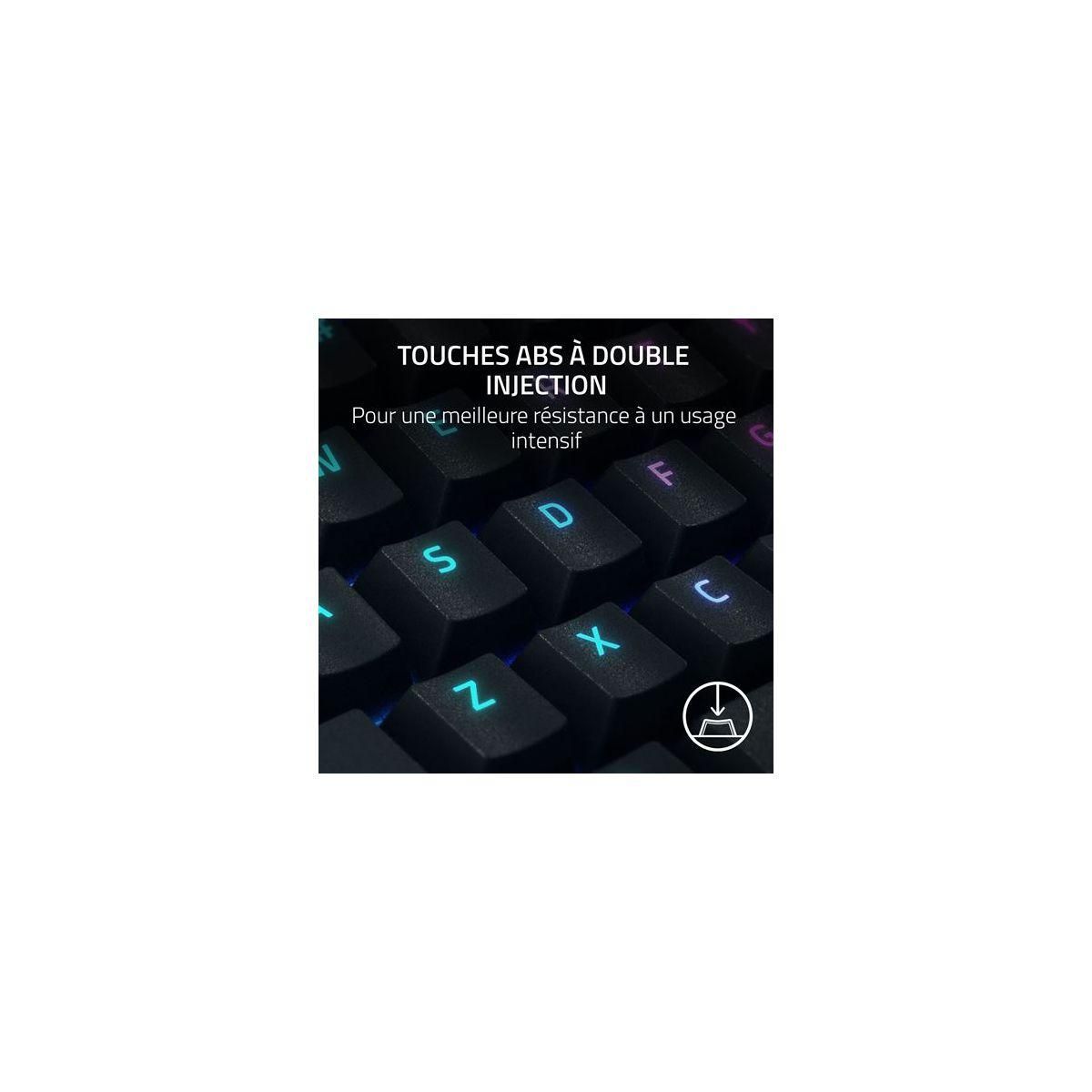 Razer Clavier gamer BLACKWIDOW V4 X SWITCH JAUNE