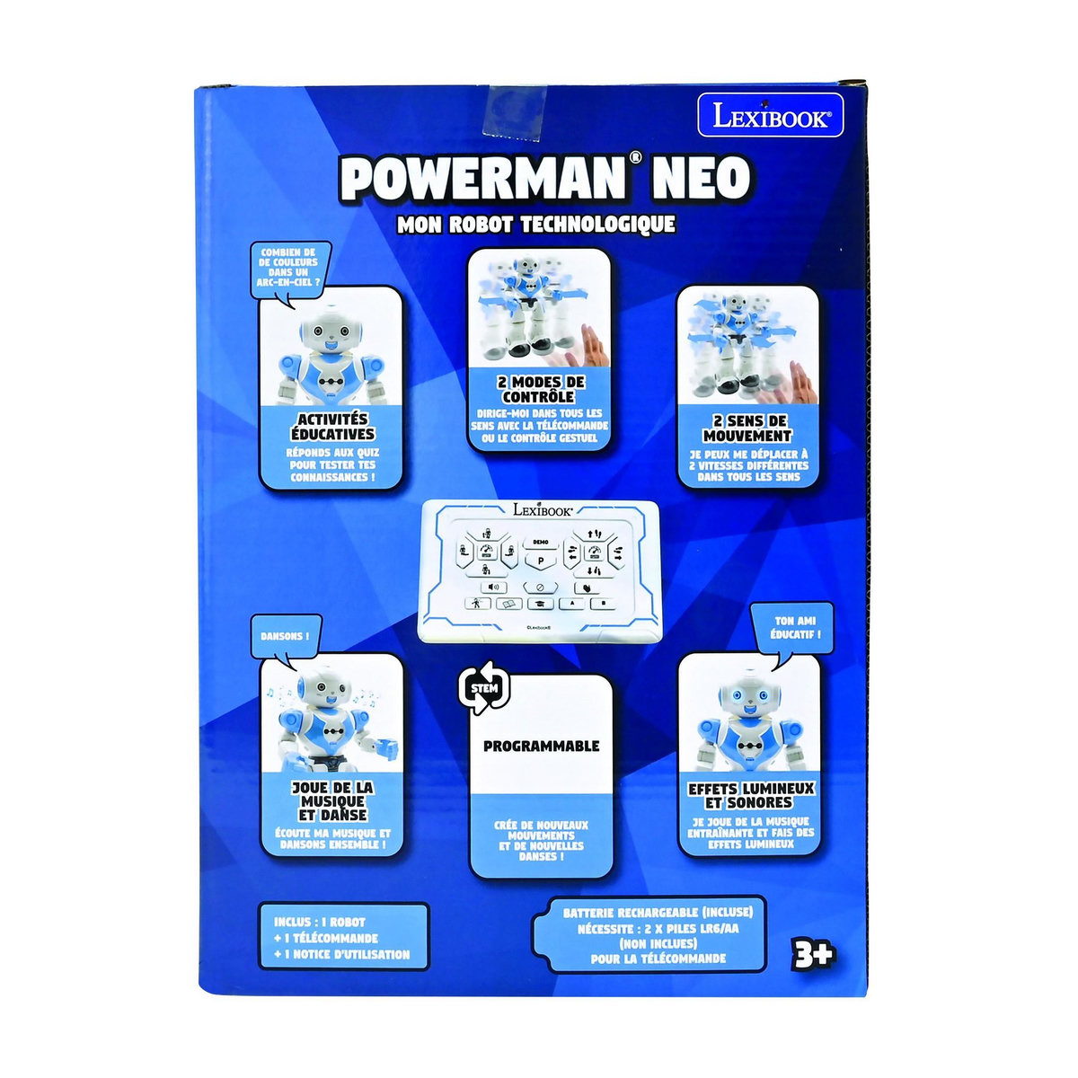 Lexibook Powerman Neo Robot Interactif Français