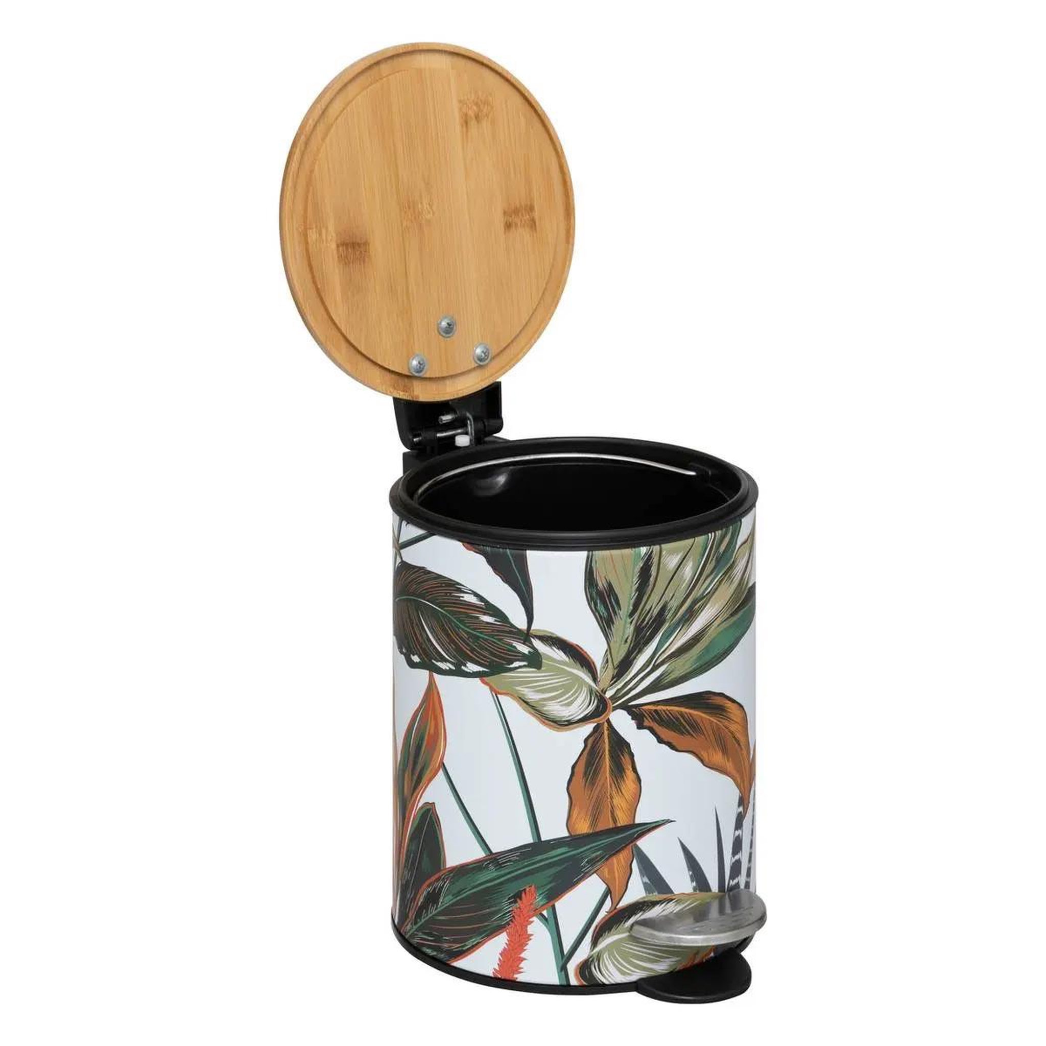 Voir la diapositive 2 : FIVE Poubelle à pédale  palawan  3l multicolore
