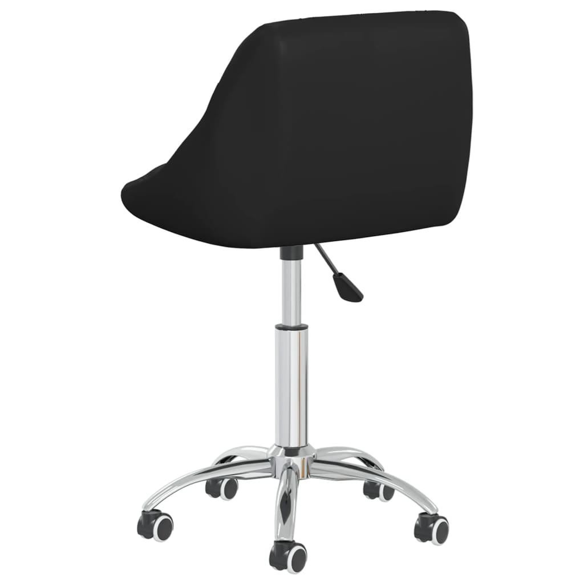 Voir la diapositive 4 : VIDAXL Chaise pivotante de salle a manger Noir Similicuir