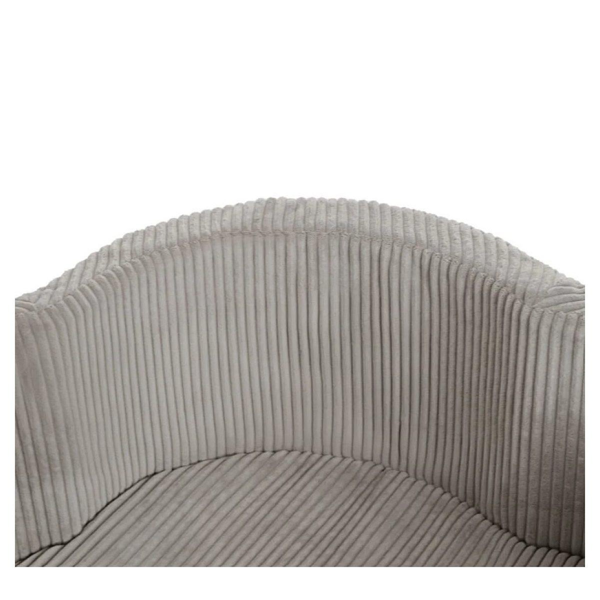Voir la diapositive 3 : PLUSH NEST Piscine sèche 95x30 velours côtelé beige
